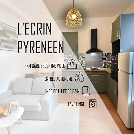 L'ecrin Pyreneen - Neuf - 2p - Proche Gare Et Centre Apartment Tarbes